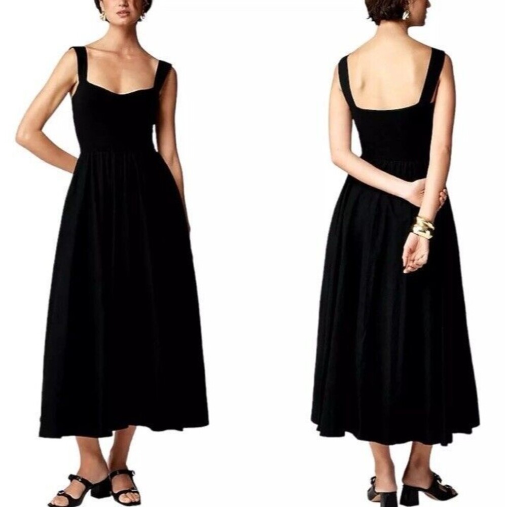 J. Crew Black Maxi Dress
